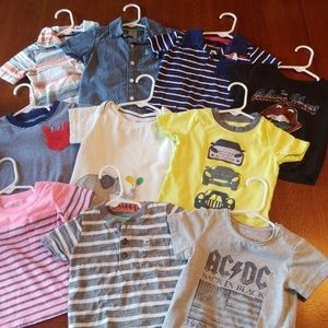 10 pieces Boys 12-18 Month Short Sleeves